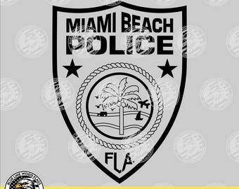 フロリダ州ペンサコーラ市警察バッジ ペンサコーラ フロリダ警察バッジ svg、ai、lbrn、dxf デジタル