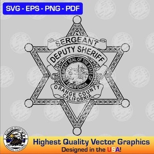Orange County Sheriff Badges - Etsy