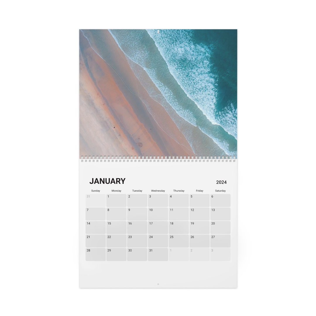 Scenic Wall Calendar 2024 Etsy