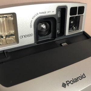 Polaroid Spirit 600 Grey Silver Instant Film Camera Vintage Polaroid 600  Type Film Camera