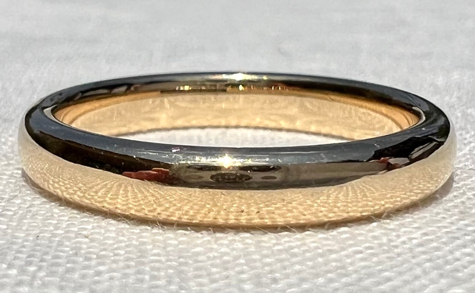 Antique Edwardian 18K Yellow GOLD Wedding Band ~ RAB&CO