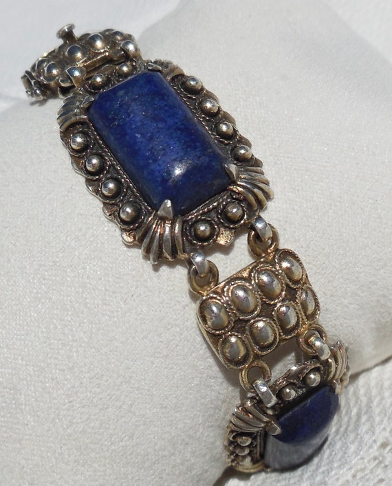 Antique 1906-1910 THEODOR FAHRNER Lapis Lazuli & S