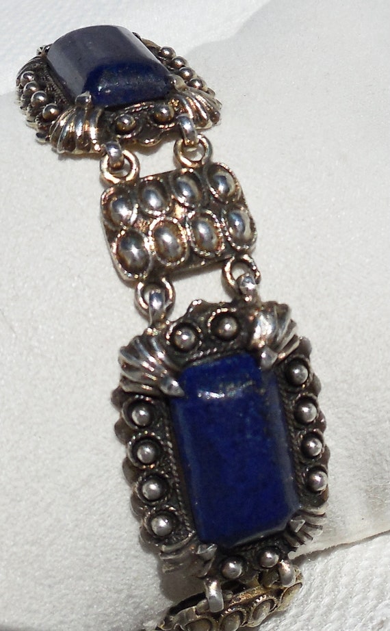 Antique 1906-1910 THEODOR FAHRNER Lapis Lazuli & … - image 9