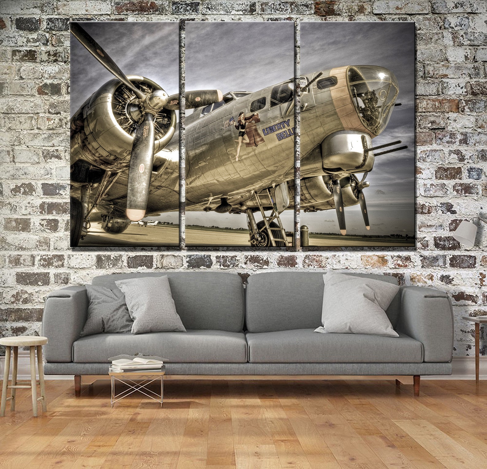 Aircraft Wall Art Airplane Wall Art Vintage Plane Aviationwall Art