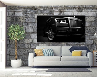 Car Wall Art Decor Rolls-Royce impresión Cartel CarPicture, Rolls-Royce lienzo Print wall art Super Car
