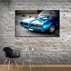 Wunderschöner 70er Jahre Wohnwagen / Retro Poster / Druck Serie 1967 / Poster Platon GTO 600