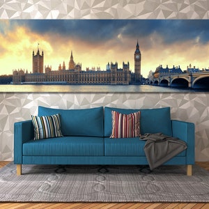 Beautiful canvas wall art,London wall art,Big Ben canvas art,London Art,Cityart,Buckingham Palace on canvas,Modern art,Great photo of London