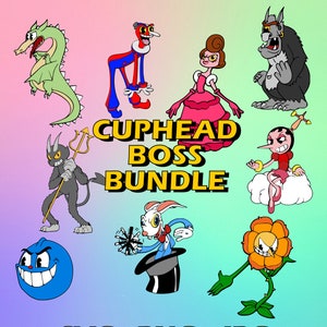 Cuphead Bosses SVG Bundle