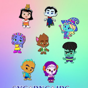 Pacchetto SVG Super Monsters