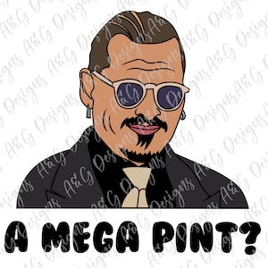 Johnny Depp SVG PNG JPG