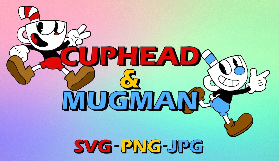 Cuphead and Mugman SVG - Etsy