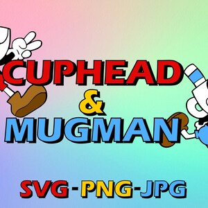 Cuphead and Mugman SVG