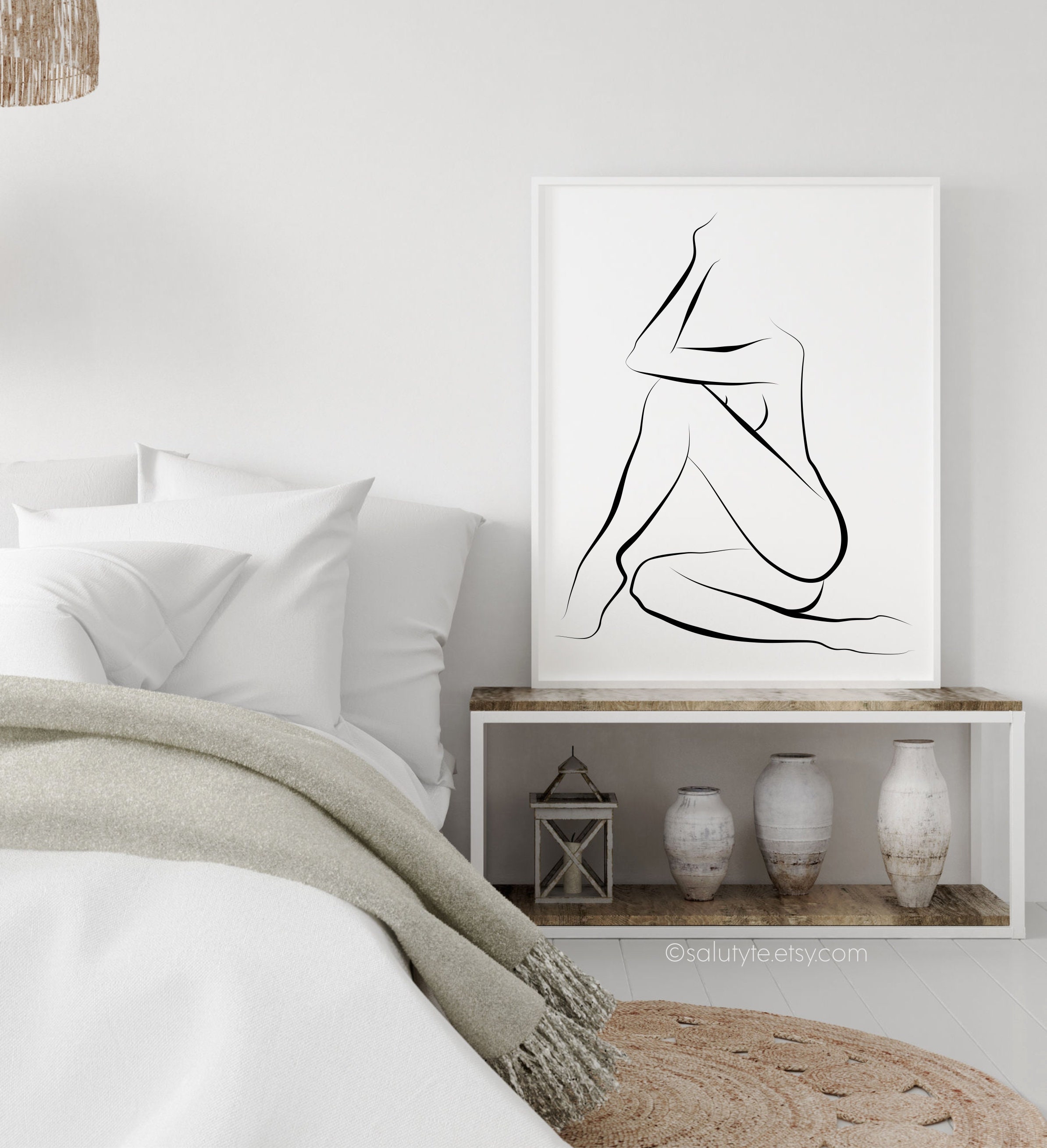 Erotic Line Art • Female Line Art • Nude Woman Art • Body Line Drawing • Nude Line Drawing • Sexy Drawing • Erotic Wall Art • Minimal Decor.