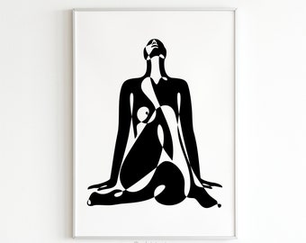 Black Woman Nude Art - Etsy