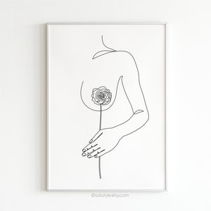 Breasts Line Drawing -  Canada