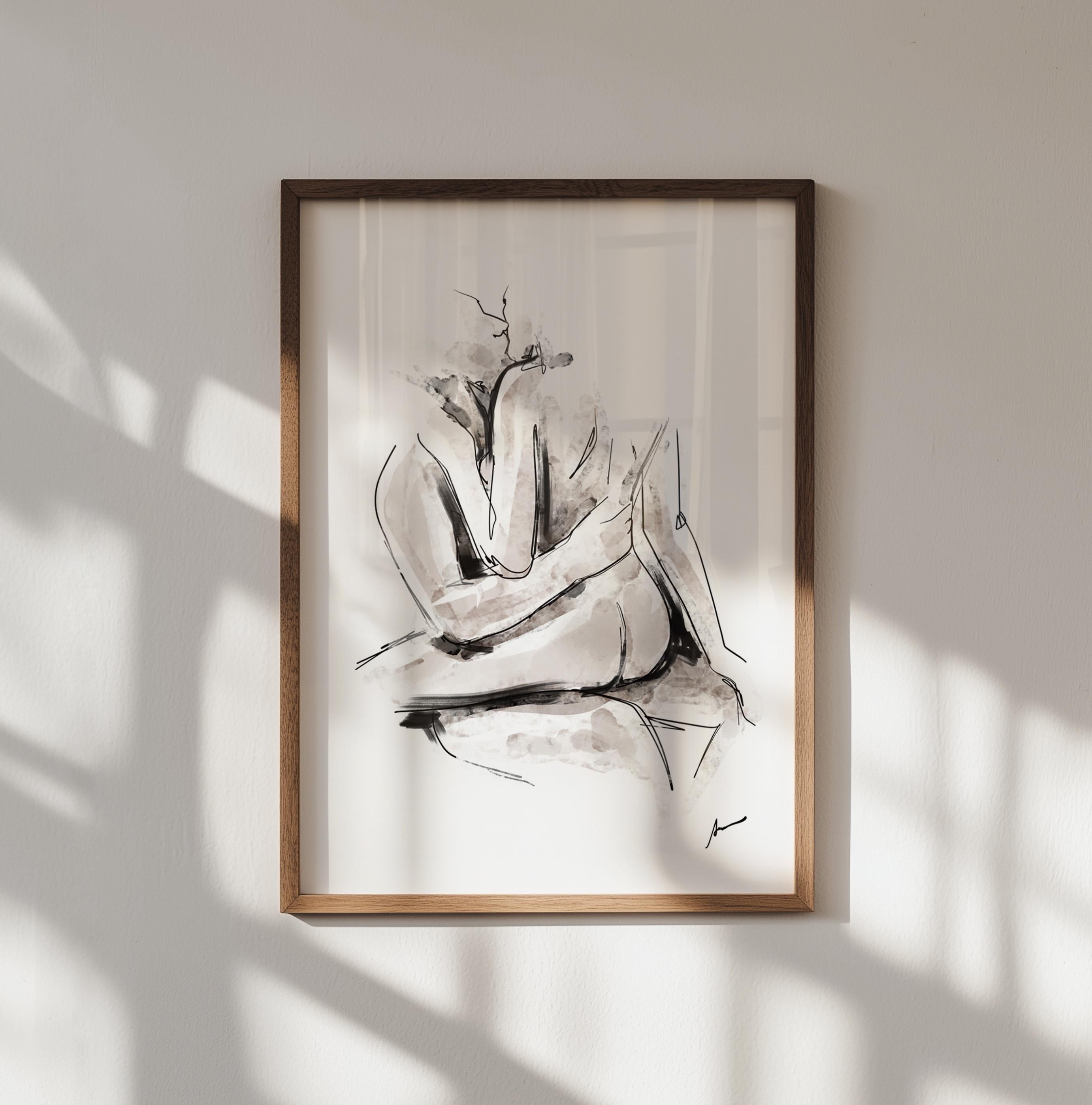 Naakt schetsen - Etsy België, image size:2764x2796