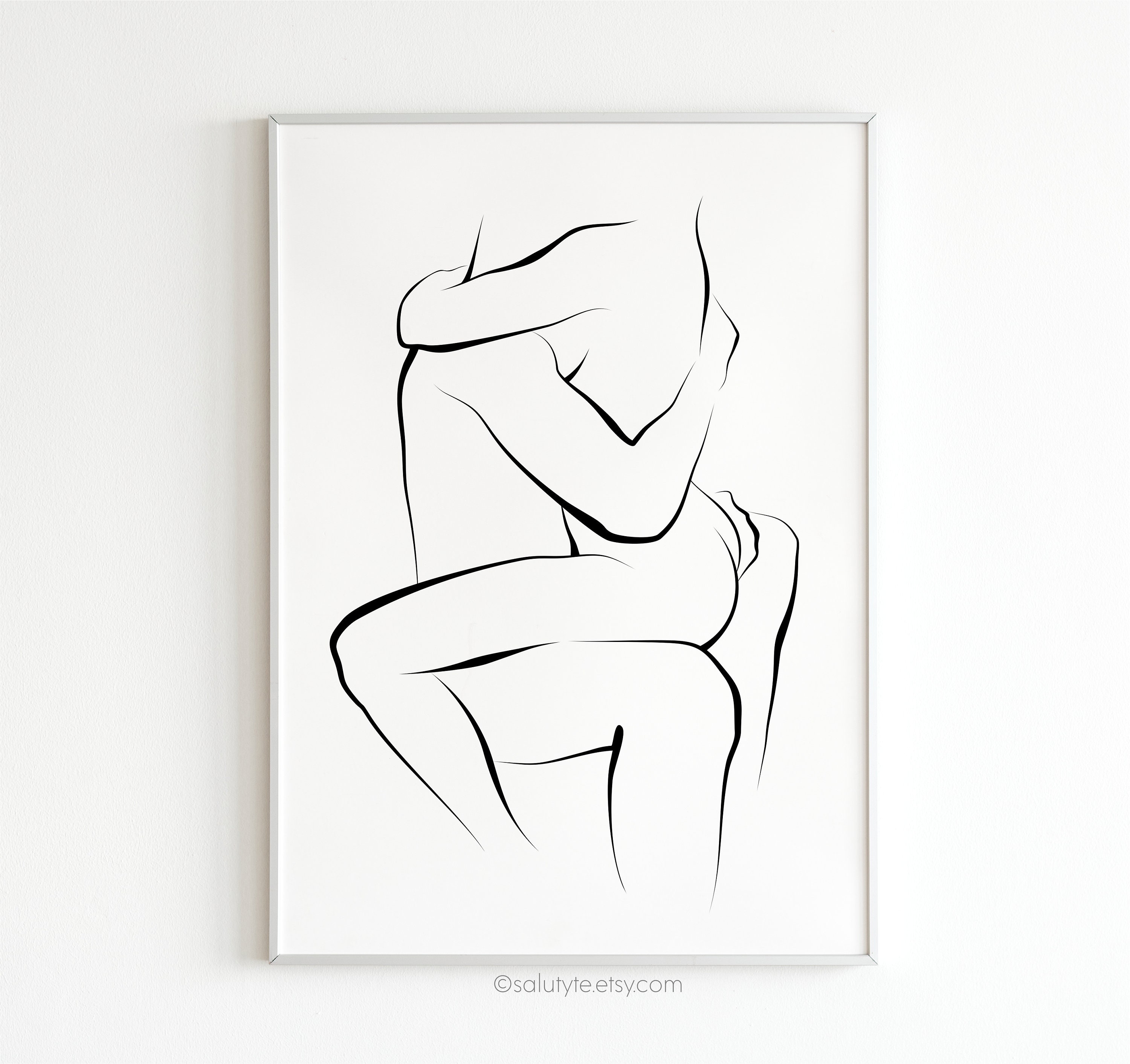 Couple Love Scene Line Art Erotic Line Art Naked Couple pic pic