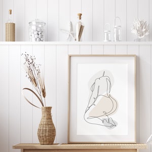 Curvy Woman Back Art Print Body Positive One Line Drawing Abstract curvy-woman-back-art-print-body-positive-one-line-drawing-abstract