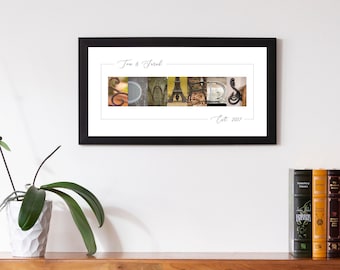 Family Name Sign Est. Date | Last Name Sign | Alphabet Photography Letters | Personalized Name Sign | Wedding Gift | Street Letter Art