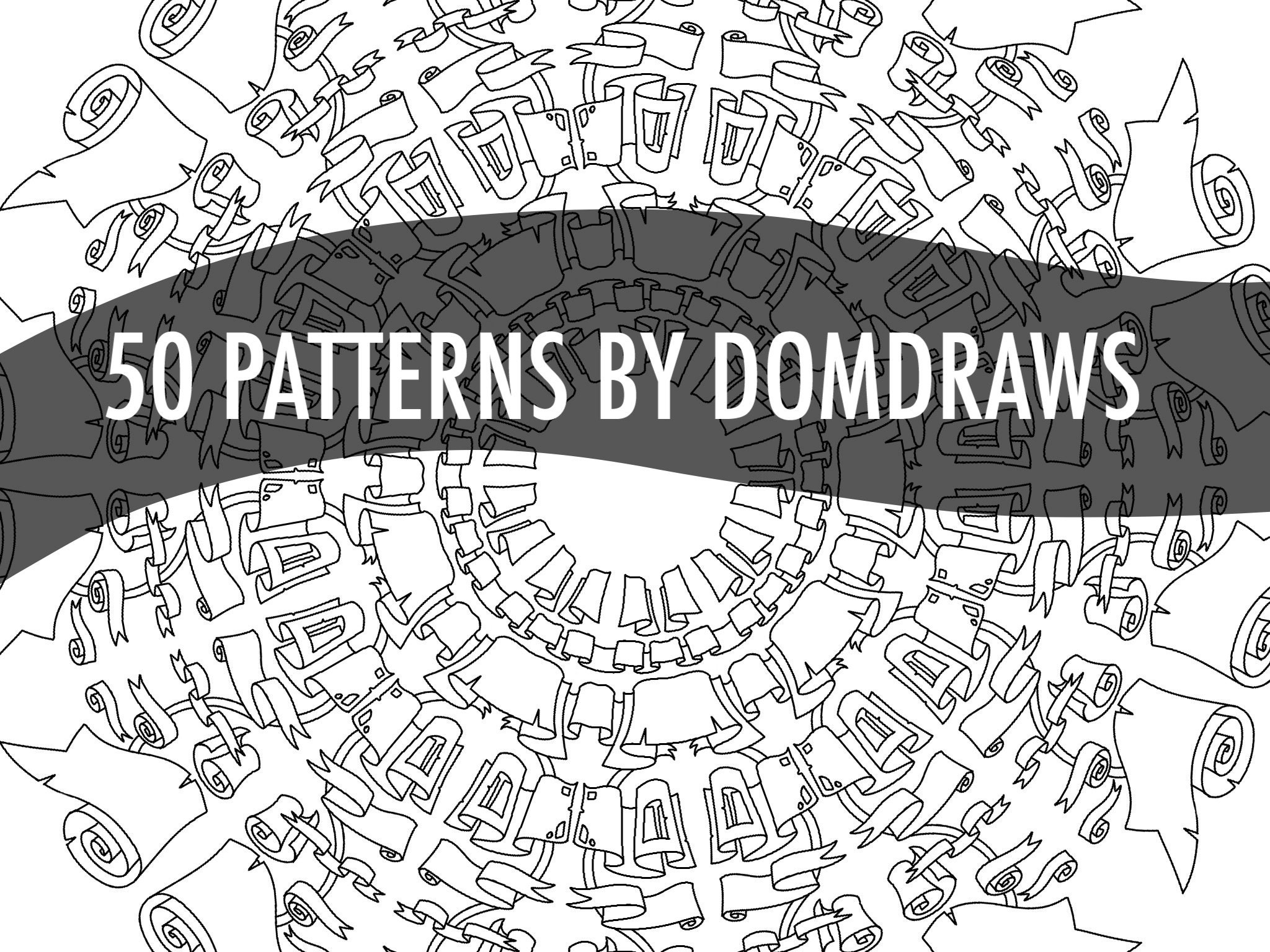 Adult Color Patterns 50 PAGES Adult Coloring Pages Original Intricate Patterns, Mandala ...