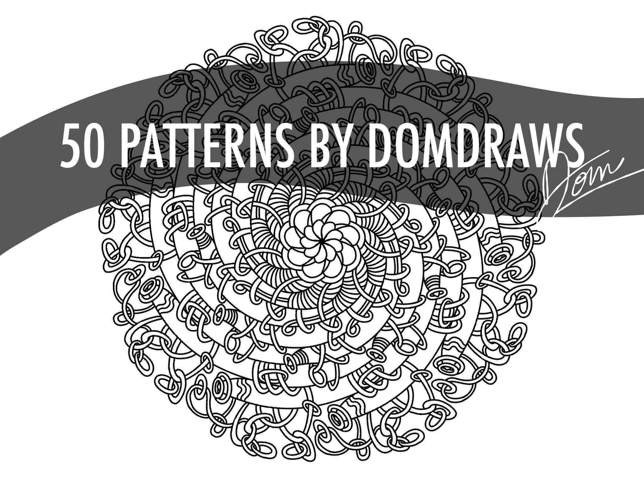 Adult Color Patterns 50 PAGES Adult Coloring Pages | Original Intricate Mandala and Patterns ...