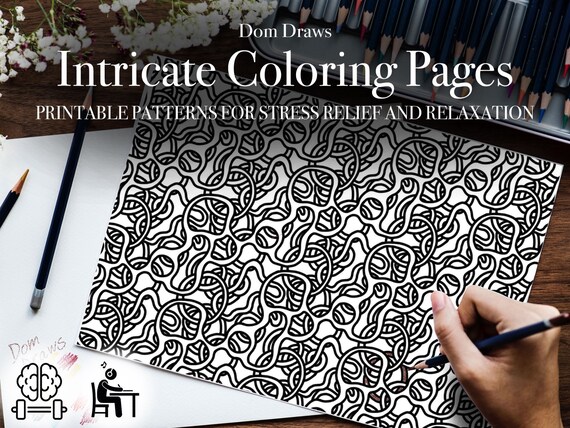 Intricate Pattern Coloring Pages