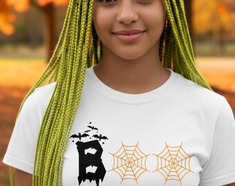 Boo PNG SVG Halloween Shirt Design | Cute Halloween Clipart | Digital Download for Cricut or Silhouette