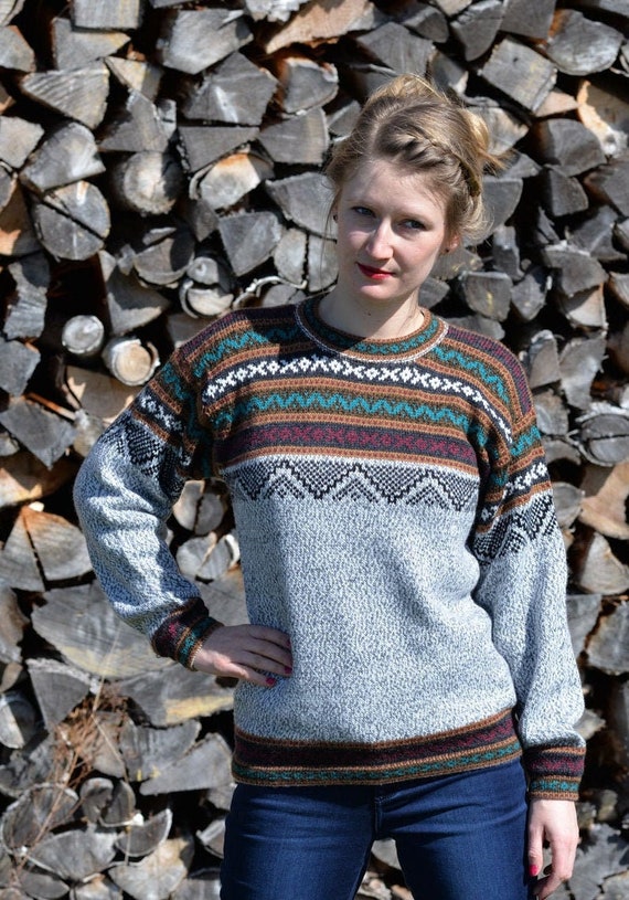 Ayahuascagifts Alpaca Sweater, Peruvian Sweater, Unisex Sweater, Peruvian Alpaca Sweater, Peruvian Jacket, Peru Sweater, Boho Sweater