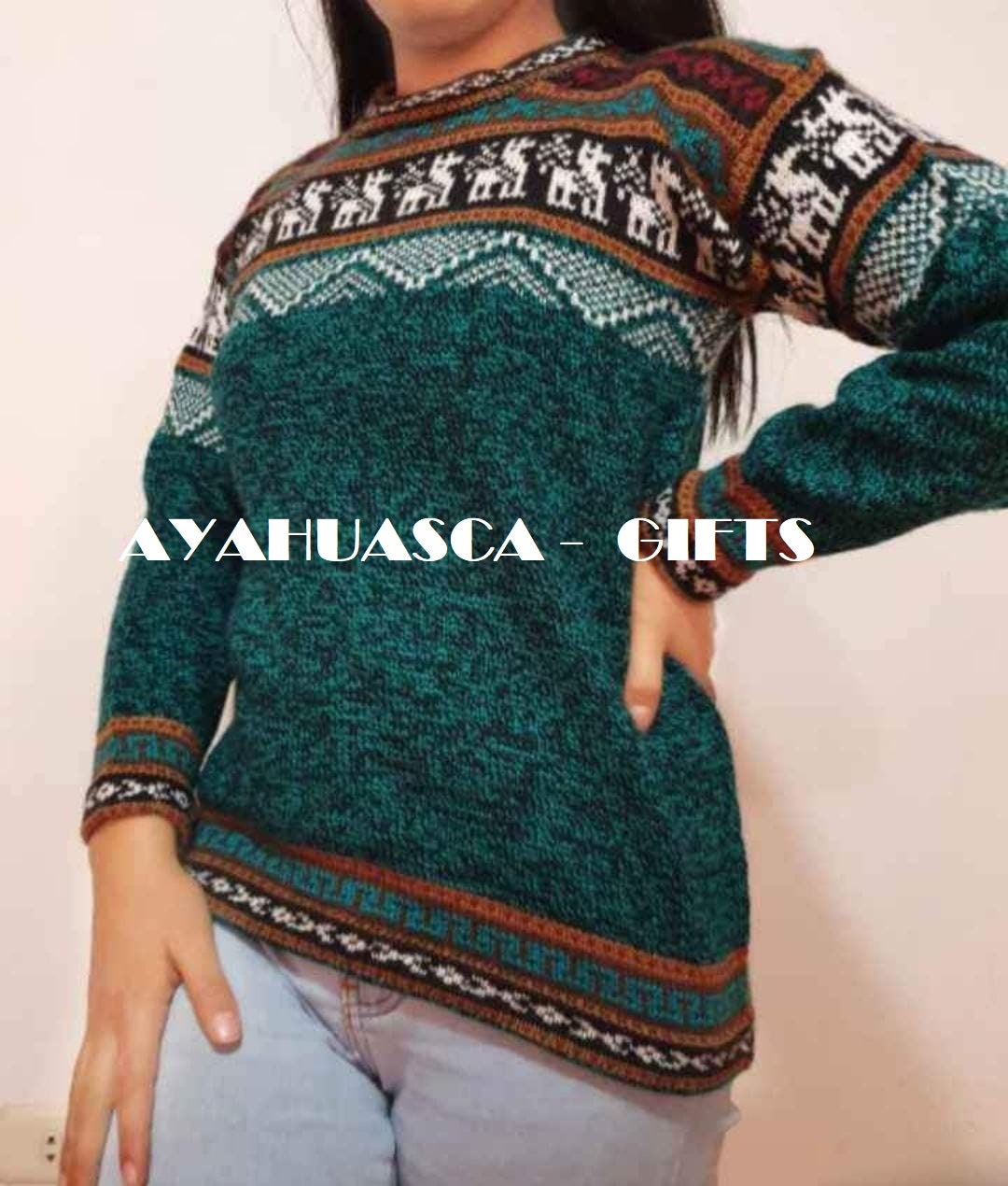 Alpaca Sweater Peruvian Sweater Unisex Sweater Peruvian Etsy Australia