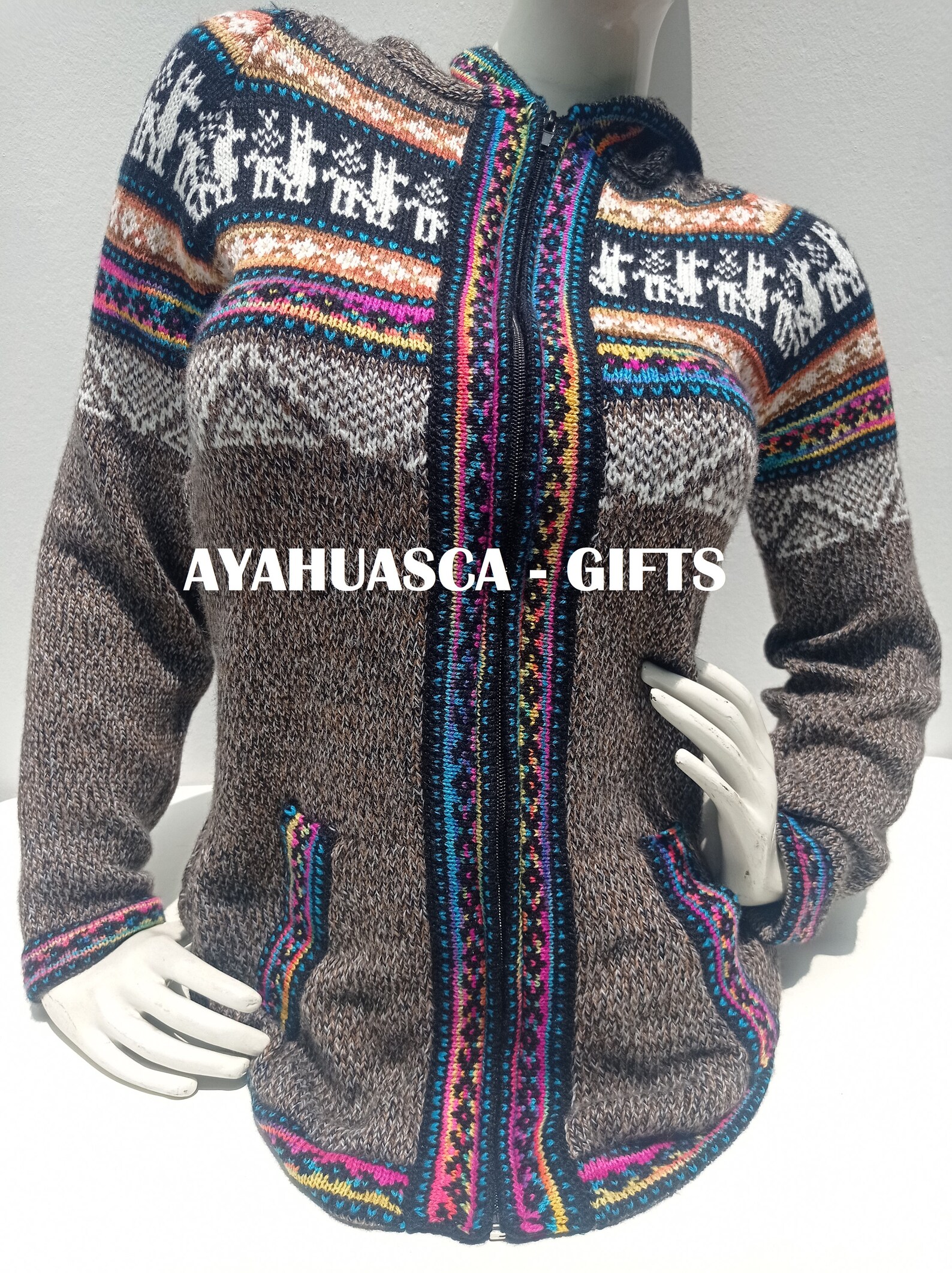 Alpaca Sweater Peruvian Sweater Woman Sweater Peruvian Etsy UK