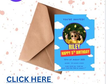Toy Story Party Invite