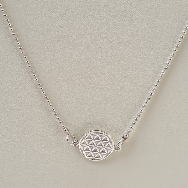 Flower of life necklace in 925 Silver