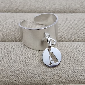 Bague enfants/ado large Argent 925 personnalisable