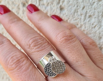 Bague 3 pampilles en Argent 925