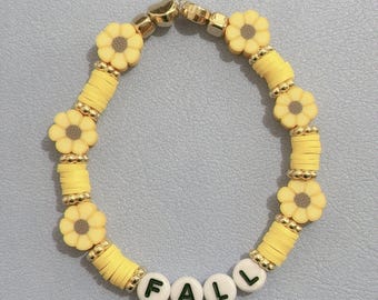 Fall Sunflower Bracelet
