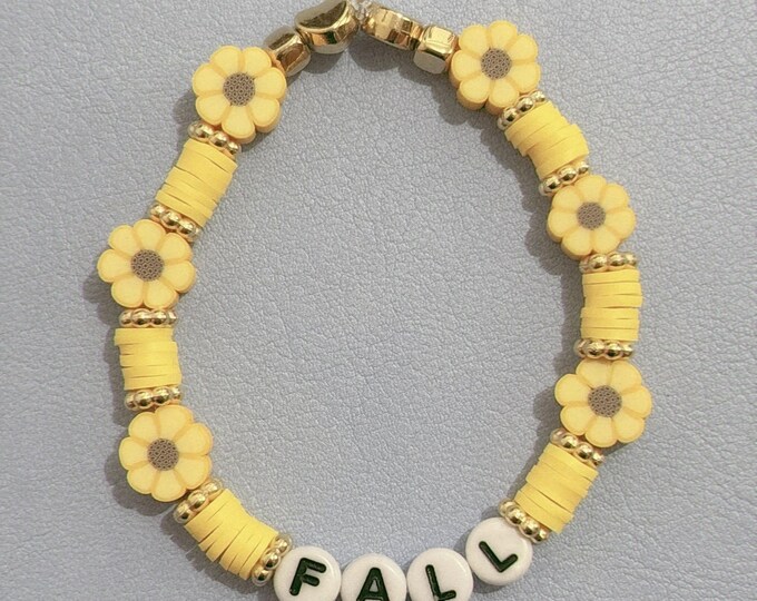 Fall Sunflower Bracelet