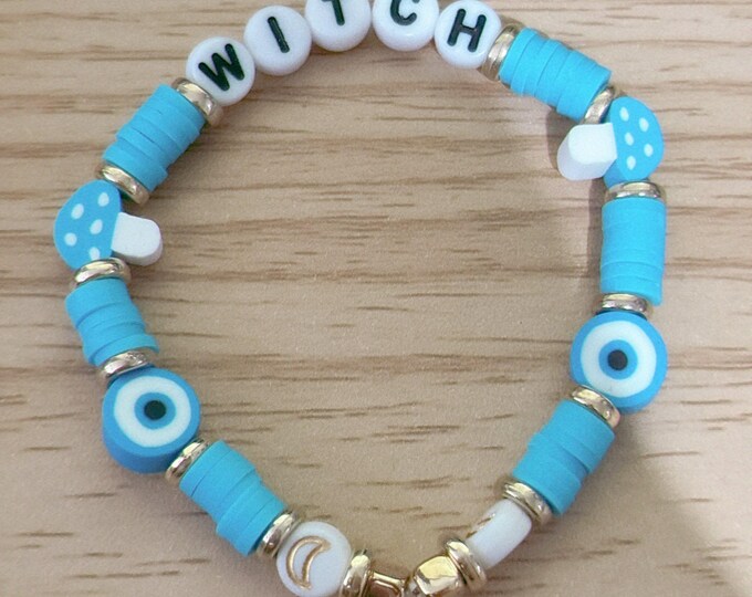 Blue Witch Bead Bracelet