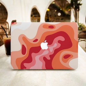 Art Wave Stripes MacBook Hülle für Air 13 15 MacBook Fall, M1 M2 Air 13 A2681, A2337, A2338, Pro 13 14 15 16, 2022 2021 2020 Laptop Tasche Bild 1