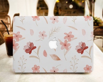 Frische Blumen Blume MacBook Hülle für Neues MacBook Pro 16 15 Macbook Air 15 14 13 MacBook Retina 15 13 12 Apple Laptop 2022 2021 2020 Hülle