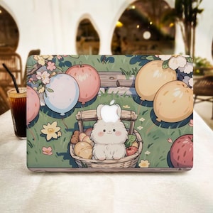 Cartoon Rabbit Cute for MacBook Pro 13 14 15 16 ,MacBook Air 13 in M2,Laptop Hard Case Protective Cover for 11 12 Laptops,Macbook Cases