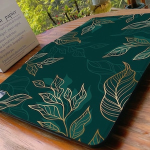 Blackish Green Leaves iPad Case iPad Air 4/5 Case mit Pencilhalter iPad Pro 12.9 11 Mini 6/5/4, 10/9/8/7, 10.2, 2022/2021 Bild 7