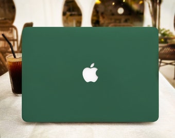 Ripe Green Solid Color MacBook Case for New MacBook Pro 16 15 Macbook Air 15 14 13 MacBook Retina 15 13 12 Apple Laptop 2022 2021 2020 Cover