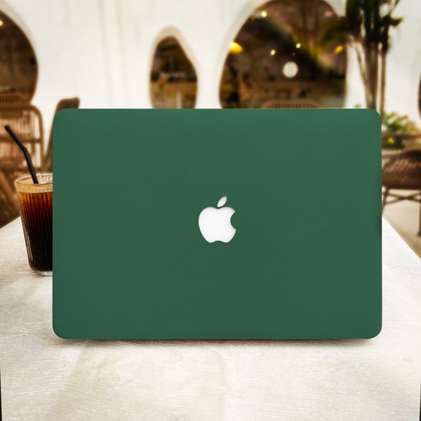 Ripe Green Solid Color MacBook Case for New MacBook Pro 16 15 Macbook Air 15 14 13 MacBook Retina 15 13 12 Apple Laptop 2022 2021 2020 Cover