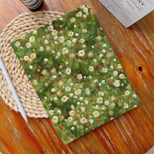 Peinture à l'huile florale Housse pour iPad Air 4/5 iPad 9,7" 10,2" 10,9" 11" 12,9 pouces Mini 6/5/4, iPad Pro iPad 2022 2021 2020