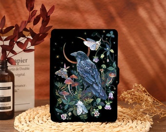 Black Crow Kindle Case Cover Paperwhite 2021 Paperwhite 6.8 Case Kindle 10th 11th Generation Kindle 6" Cover 2022