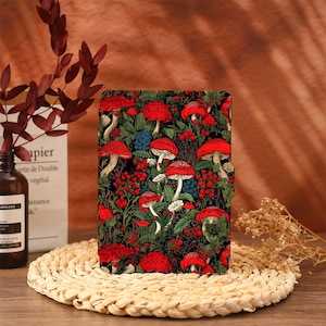 Red Mushroom Kindle Case Cover Paperwhite 2021 Paperwhite 6.8 Case Kindle 10th 11th Generation Kindle 6&quot; Cover 2022