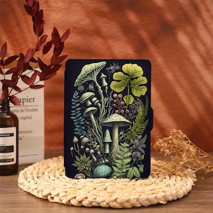 Green Mushroom Kindle Case Cover Paperwhite 12 2024 Paperwhite 2021 Paperwhite 6.8 Case Kindle 10th 11th Generation Kindle 6&quot; Cover 2022