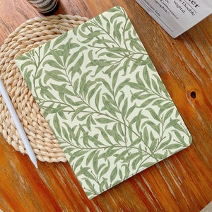Spring Leaves iPad Case iPad Air 4/5 Case with Pencil Holder iPad Pro 12.9&quot; 11&quot; Mini 6/5/4, 10/9/8/7, 10.2&quot;, 2022/2021