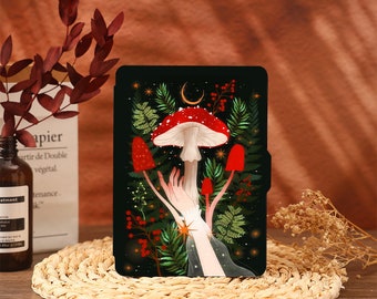 Red Mushroom Kindle Case Cover Paperwhite 2021 Paperwhite 6.8 Case Kindle 10th 11th Generation Kindle 6" Cover 2022