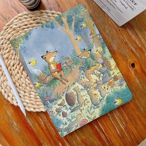 Cartoon Cute iPad Case,13&quot;iPad Case,iPad Air 4/5/6 Case with Pencil Holder iPad Pro 12.9&quot; 11&quot; Mini 6/5/4,10/9/8/7,10.2&quot;,2024/2022/2021